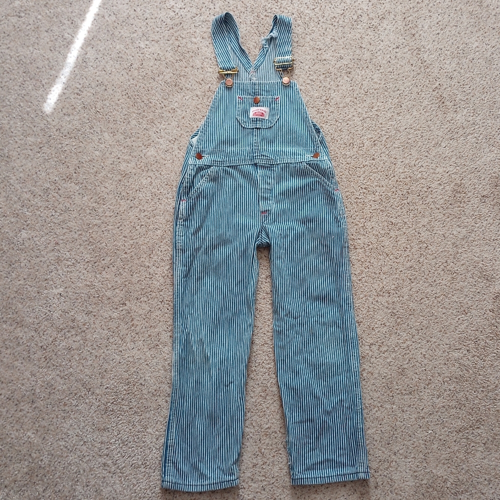 Vintage Round House Pinstripe Overalls